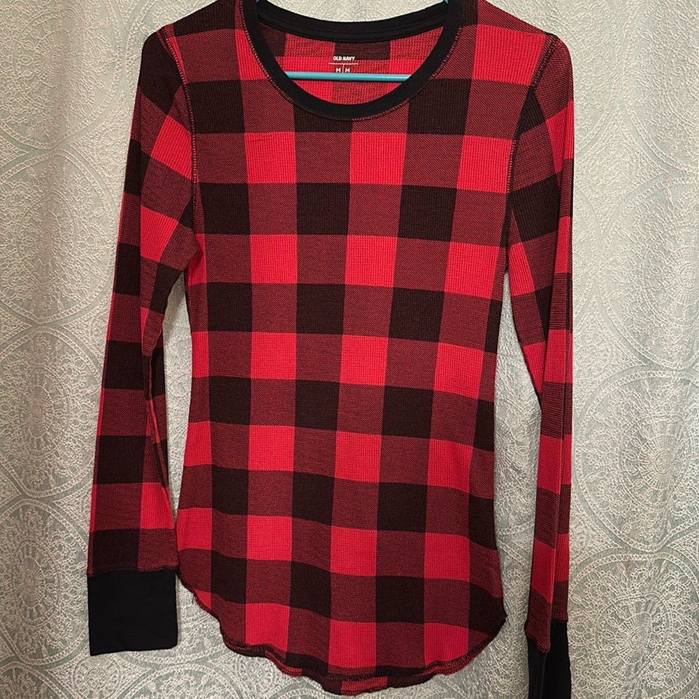 Plaid old navy top
